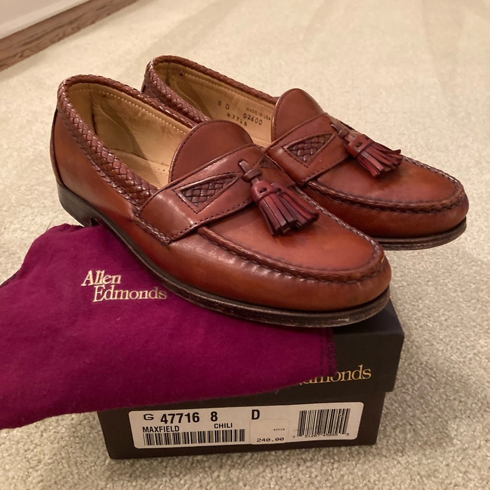 Allen Edmonds Maxfield style 8 D.